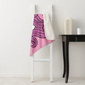 Niedliche Einhorn-individuelle Name- und Farbtüche Sherpadecke (Beispiel)