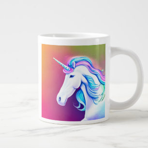 Niedliche Einhorn-KI-Kaffee-Tasse Jumbo-Tasse