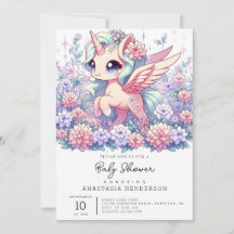 Niedliche Einhorn-Kinderdusche