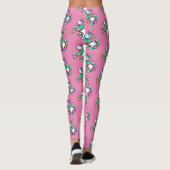Niedliche Einhorn-Leggings rosa Leggings (Rückseite)