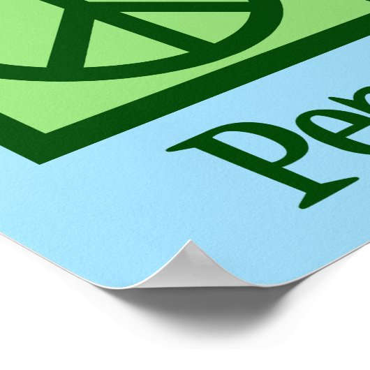 Niedliche Einhorn-Liebe Poster (Ecke)