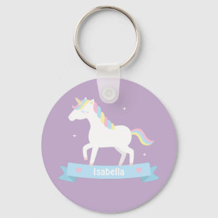 Niedliche Einhorn Pastel Girls Name Schlüsselanhän Schlüsselanhänger