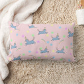 Niedliche Einhorn-Regenbogensterne nahtlos Muster Lendenkissen (Decke)