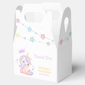Niedliche Einhorn Stars Banner Fantasy Geburtstag Geschenkschachtel (Geöffnet)