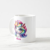 niedliche Einhorn-Tasse Kaffeetasse (Vorderseite Links)