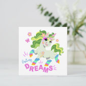Niedliche Einhornabbildung #2 Einladung (Stehend Vorderseite)