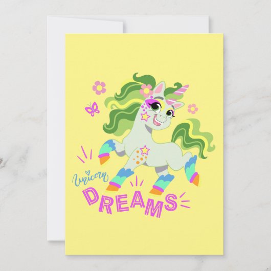 Niedliche Einhornabbildung #2 Feiertagskarte (Vorderseite)