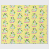 Niedliche Einhornabbildung #2 Geschenkpapier (Flach)