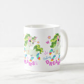 Niedliche Einhornabbildung #2 Kaffeetasse (VorderseiteRechts)