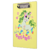 Niedliche Einhornabbildung #2 Klemmbrett (Links)