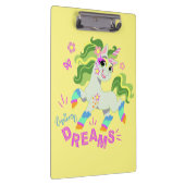 Niedliche Einhornabbildung #2 Klemmbrett (Rechts)