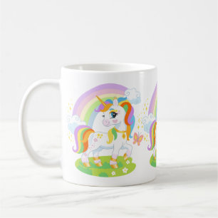 Niedliche Einhorndarstellung #1 Kaffeetasse