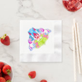 niedliche Einhörner Napkin Serviette (Beispiel)