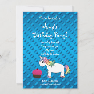 Niedliche Einhorngeburtseinladung Einladung