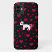 Niedliche Einhornherzen Case-Mate iPhone Hülle (Rückseite)