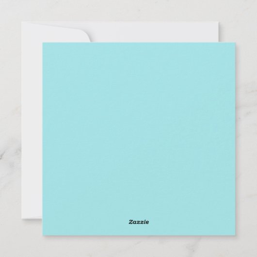 Niedliche Einhornkarte Feiertagskarte (Rückseite)