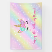 Niedliche Einhornmädchen Banner (Vertikal)