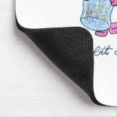 Niedliche Einhornmagie Mousepad (Ecke)