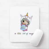 Niedliche Einhornmagie Mousepad (Mit Mouse)