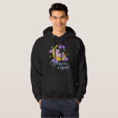 Niedliche Einhornschlauchplatte Hoodie (Vorne ganz)