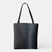 Niedliche Einhornschwarze Glitzer Geburtstagsmonog Tasche (Rückseite)