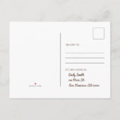 Niedliche Einhornwand & Stars Einladung zum Geburt (Rückseite)