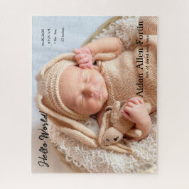 Niedliche Einige-Bunny hat Geburtserklärung angeko Puzzle