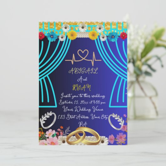 Niedliche Einladung (Stehend Vorderseite)