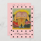 Niedliche Einladung (Vorne/Hinten)