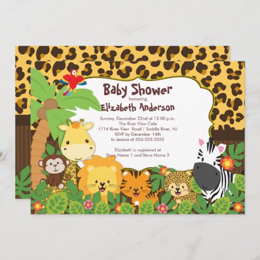 Niedliche Einladung (Vorne/Hinten)