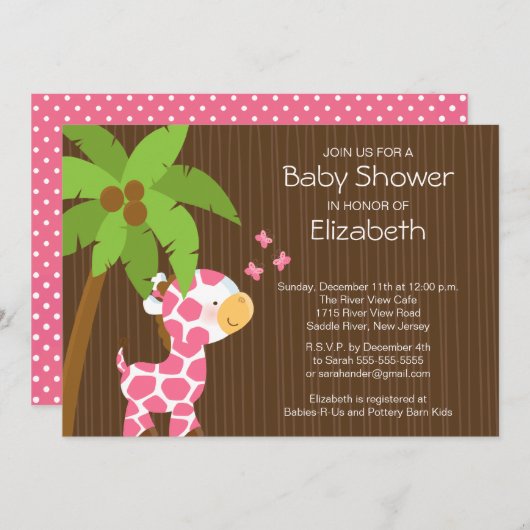 Niedliche Einladung (Vorne/Hinten)