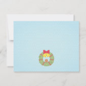 Niedliche Einladung (Rückseite)