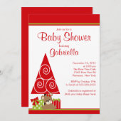 Niedliche Einladung (Vorne/Hinten)