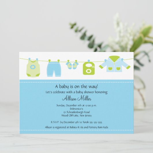 Niedliche Einladung (Stehend Vorderseite)