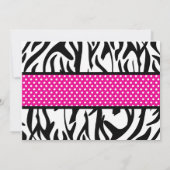 Niedliche Einladung (Rückseite)