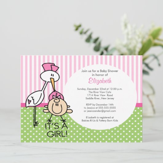 Niedliche Einladung (Stehend Vorderseite)