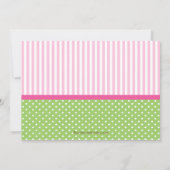 Niedliche Einladung (Rückseite)