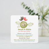 Niedliche Einladung (Stehend Vorderseite)