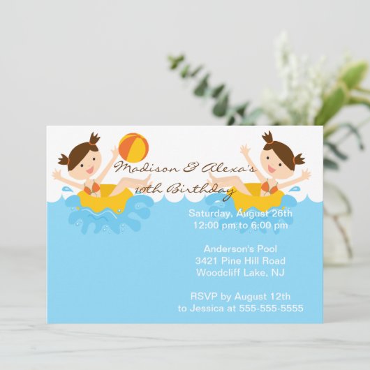 NIEDLICHE EINLADUNG (Stehend Vorderseite)