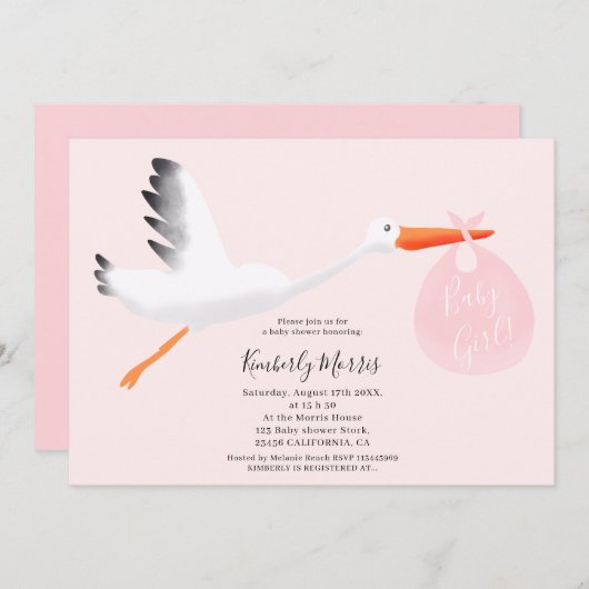 Niedliche Einladung (Vorne/Hinten)