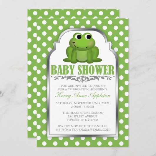 Niedliche Einladung (Vorne/Hinten)