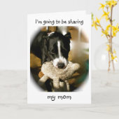 Niedliche Einladung des Tieres (Gelbe Blume)