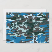 Niedliche Einladung für eine Baby-Dusche (Rückseite)