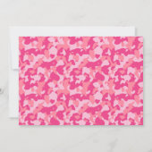 Niedliche Einladung für eine Baby-Dusche (Rückseite)