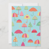 Niedliche Einladung für eine Baby-Dusche durch das (Rückseite)