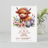 Niedliche Einladung für eine Babydusche aus dem Ho (Stehend vorne)