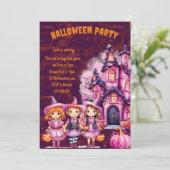 Niedliche Einladung für Kinder (Stehend Vorderseite)