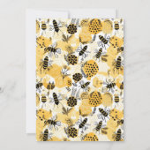 Niedliche Einladung von Mama zu Baby Dusche (Rückseite)