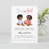 Niedliche Einladung zur Genderforschung (Stehend Vorderseite)