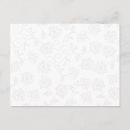 niedliche Einladung zur Hochzeit, (Rückseite)